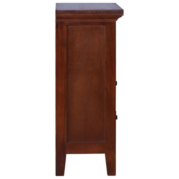 Seagoville Side Cabinet Classical Brown 60x30x75 cm Solid Mahogany Wood