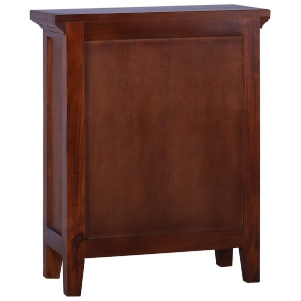 Seagoville Side Cabinet Classical Brown 60x30x75 cm Solid Mahogany Wood