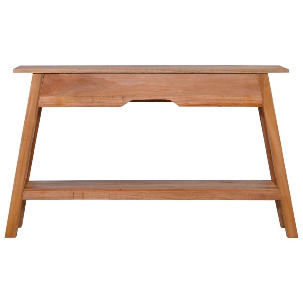 Console Table 120x30x75 cm Solid Mahogany Wood