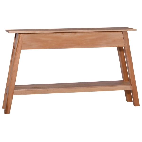 Console Table 120x30x75 cm Solid Mahogany Wood