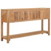 Sideboard 140x30x75 cm Solid Teak Wood