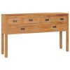 Sideboard 125x30x75 cm Solid Teak Wood