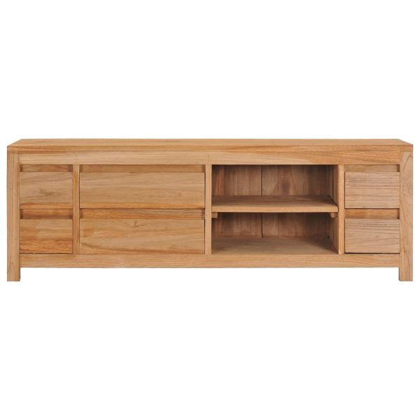 Dyersburg TV Cabinet 120x30x40 cm Solid Teak Wood
