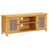 Tinley TV Cabinet 120x35x48 cm Solid Oak Wood