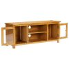 Tinley TV Cabinet 120x35x48 cm Solid Oak Wood