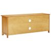 Tinley TV Cabinet 120x35x48 cm Solid Oak Wood