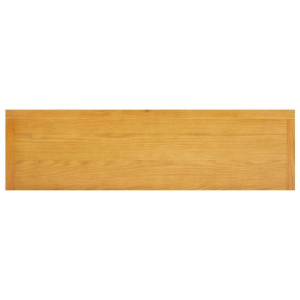 Tinley TV Cabinet 120x35x48 cm Solid Oak Wood