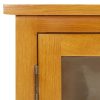 Tinley TV Cabinet 120x35x48 cm Solid Oak Wood