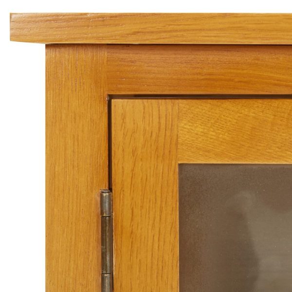 Tinley TV Cabinet 120x35x48 cm Solid Oak Wood