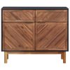 Sideboard 90×33.5×75 cm Solid Acacia Wood and MDF