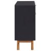 Sideboard 90×33.5×75 cm Solid Acacia Wood and MDF