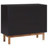 Sideboard 90×33.5×75 cm Solid Acacia Wood and MDF