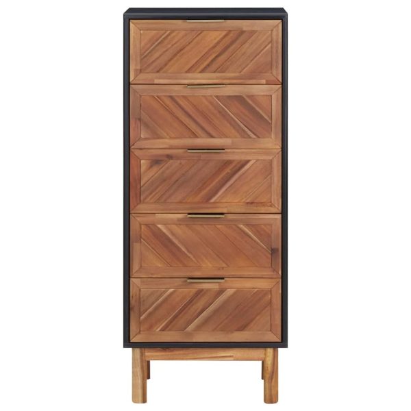 Sideboard 45x32x115 cm Solid Acacia Wood and MDF