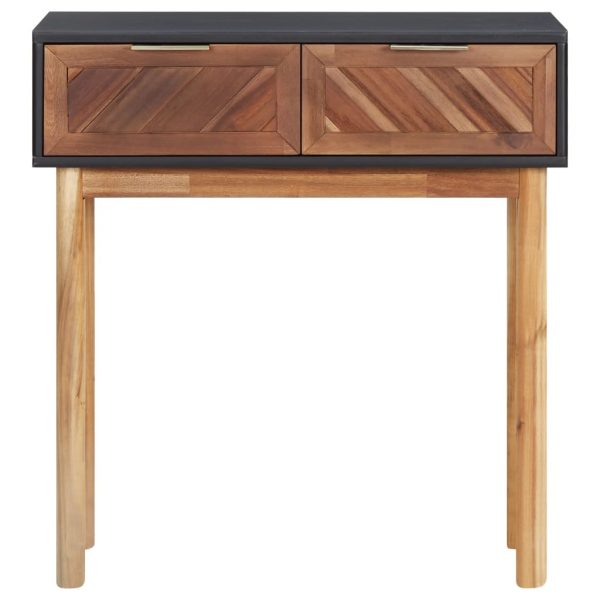 Console Table 70x30x75 cm Solid Acacia Wood and MDF