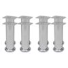 Waseca Round Sofa Legs Chrome – 180 mm, 8