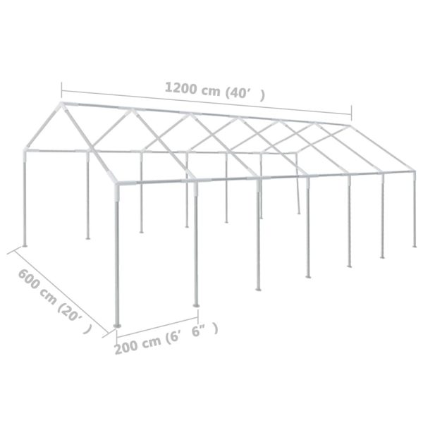 White Party Tent 12 x 6 m