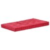 Pallet Floor Cushions 2 pcs Cotton Burgundy