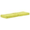 Pallet Floor Cushions 2 pcs Cotton Green