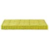 Pallet Floor Cushions 2 pcs Cotton Green