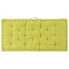 Pallet Floor Cushions 2 pcs Cotton Green