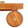 Sun Lounger Solid Acacia Wood – 2 Sunloungers With Table