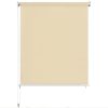 Outdoor Roller Blind 140×230 cm Cream