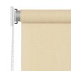 Outdoor Roller Blind 140×230 cm Cream