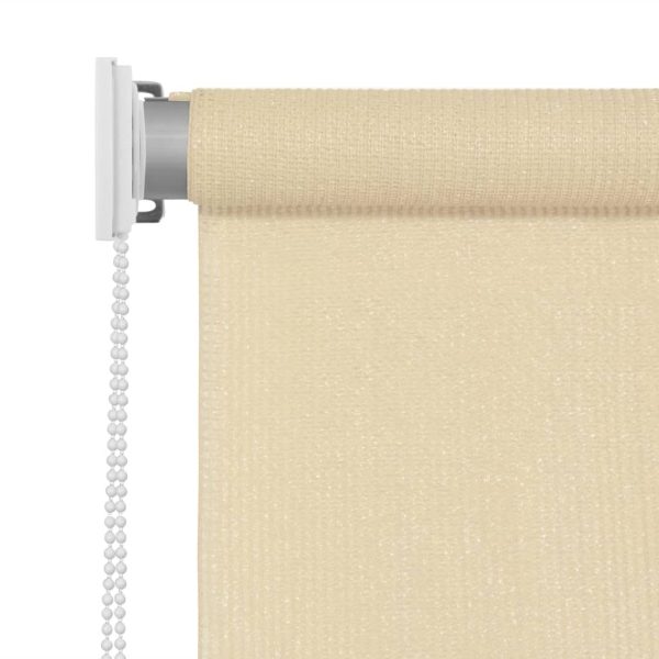 Outdoor Roller Blind 140×230 cm Cream