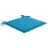Garden Chair Cushions 6 pcs Blue 40x40x3 cm Fabric