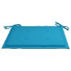 Garden Chair Cushions 6 pcs Blue 40x40x3 cm Fabric