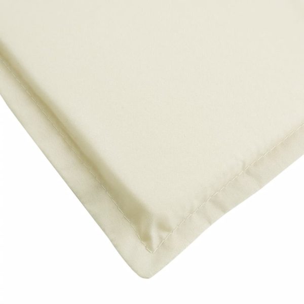Sun Lounger Cushion Fabric – 200x60x3 cm, Cream