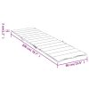 Sun Lounger Cushion Fabric – 200x60x3 cm, Cream