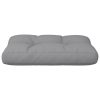 Pallet Cushion Grey 60x40x10 cm Fabric