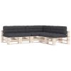 Pallet Sofa Cushions 7 pcs Anthracite