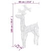 Reindeer Christmas Decoration LEDs Acrylic