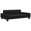 Kids Sofa Black 90x53x30 cm Faux Leather