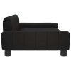 Kids Sofa Black 90x53x30 cm Faux Leather