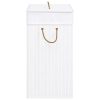 Bamboo Laundry Basket White 83 L