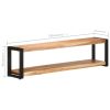 Dunmow TV Cabinet 150x30x40 cm Solid Acacia Wood