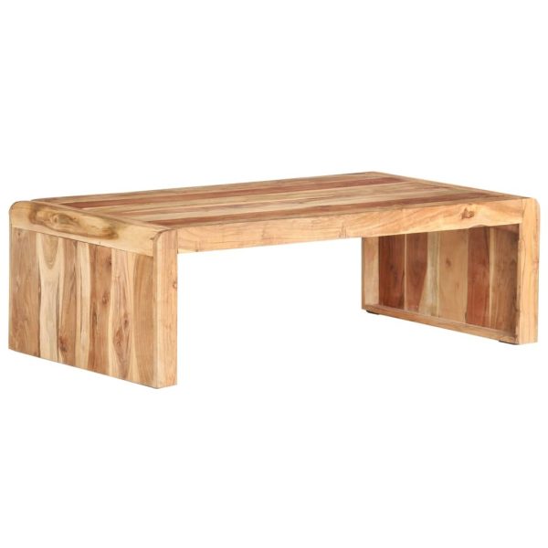 Coffee Table 110x63x35 cm Solid Acacia Wood