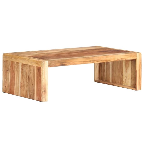 Coffee Table 110x63x35 cm Solid Acacia Wood