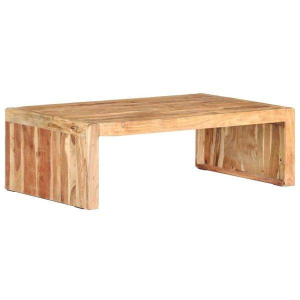 Coffee Table 110x63x35 cm Solid Acacia Wood