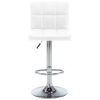 Bar Stools 2 pcs Faux Leather – White