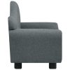 Children Sofa Grey Fabric