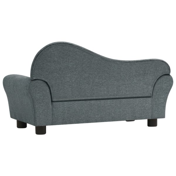 Children Sofa Grey Fabric