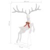 Flying Reindeer Christmas Decoration 120 LEDs – White