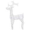 Reindeer Christmas Decoration 90 LEDs 60x16x100 cm Acrylic