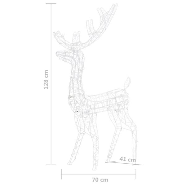 Reindeer Christmas Decoration LEDs Acrylic