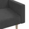 Wanilla 2-Seater Sofa Bed Dark Grey Fabric