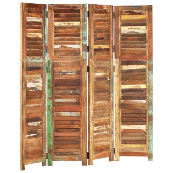 Corsicana Room Divider 168 cm Solid Wood Reclaimed